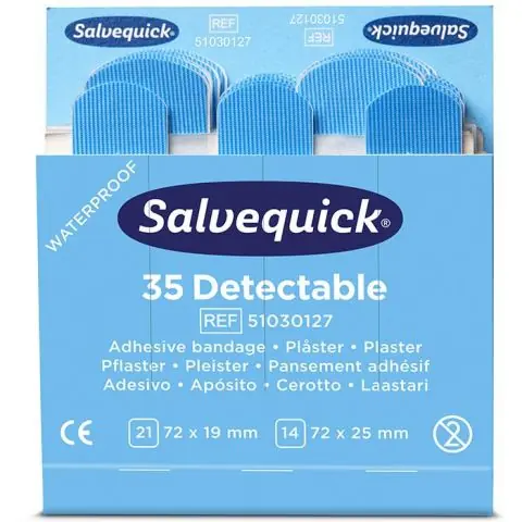 Salvequick 51030127 Blue Detectable Plåster prisnedsättning
